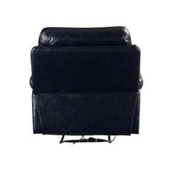 Aashi - Motion Recliner - Navy Leather-Gel Match