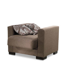 Ottomanson Armada - Upholstered Convertible Armchair With Storage - Polyester