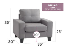 Glory Furniture - Newbury - 35" Club Chair