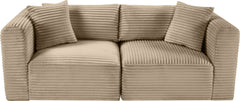 Shaggy - Fabric 2 Seat Modular Sofa