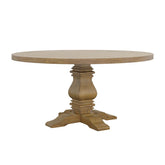 Florence Brown 60"rd Dining Table - MyWaynesHome #