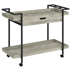 Ventura Grey Bar Cart - MyWaynesHome #