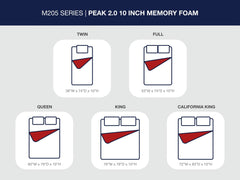 Peak 2.0 10 Memory Foam - Mattress