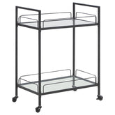 Curltis Black Bar Cart - MyWaynesHome #