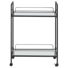 Curltis Black Bar Cart - MyWaynesHome #