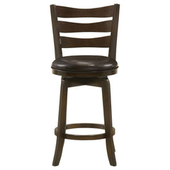 Murphy Wood Counter Height Swivel Bar Chair Dark Brown - MyWaynesHome #