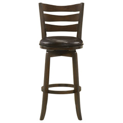 Murphy Wood Pub Height Swivel Bar Chair Dark Brown - MyWaynesHome #