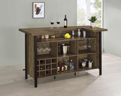 Bellemore Brown Home Bar - MyWaynesHome #