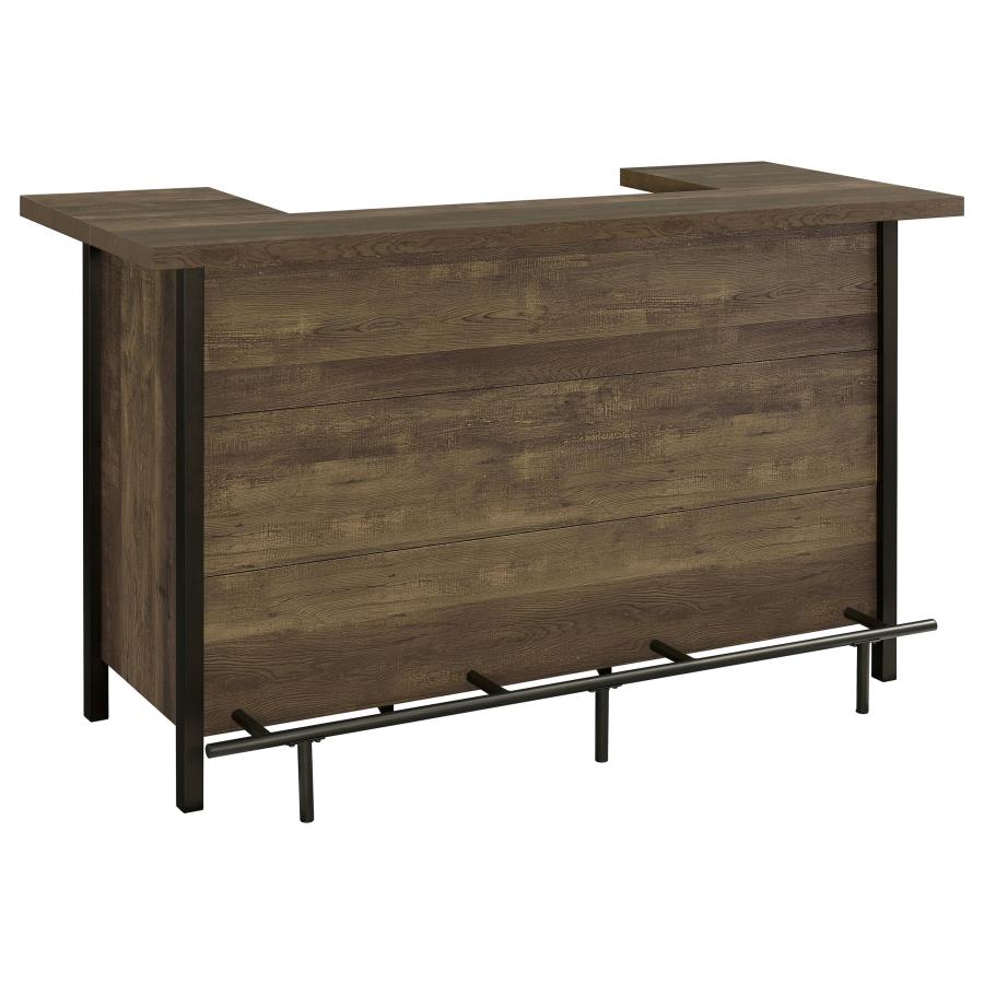 Bellemore Brown Home Bar - MyWaynesHome #