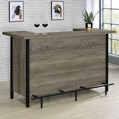 Bellemore Brown Home Bar - MyWaynesHome #