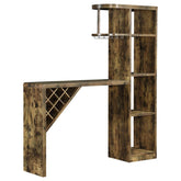 Belvedere Brown Home Bar - MyWaynesHome #