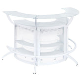 Dallas White 3 Pc Home Bar - MyWaynesHome #