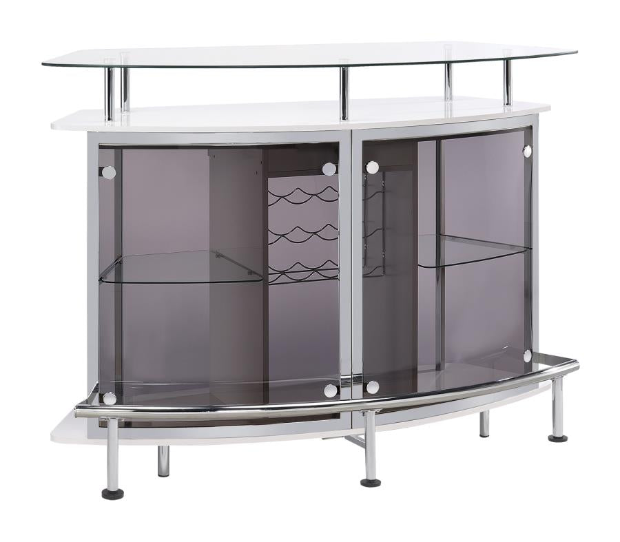Gideon White Home Bar - MyWaynesHome #
