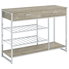 Melrose Grey Bar Cabinet - MyWaynesHome #