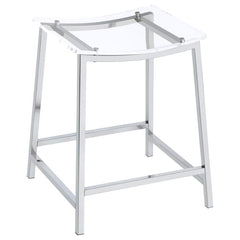 Jovani Silver Counter Stool - MyWaynesHome #