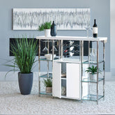 Gallimore White Bar Cabinet - MyWaynesHome #
