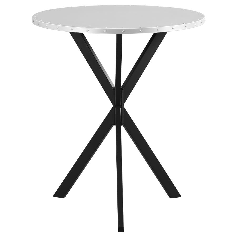 Kenzo Silver Bar Table - MyWaynesHome #