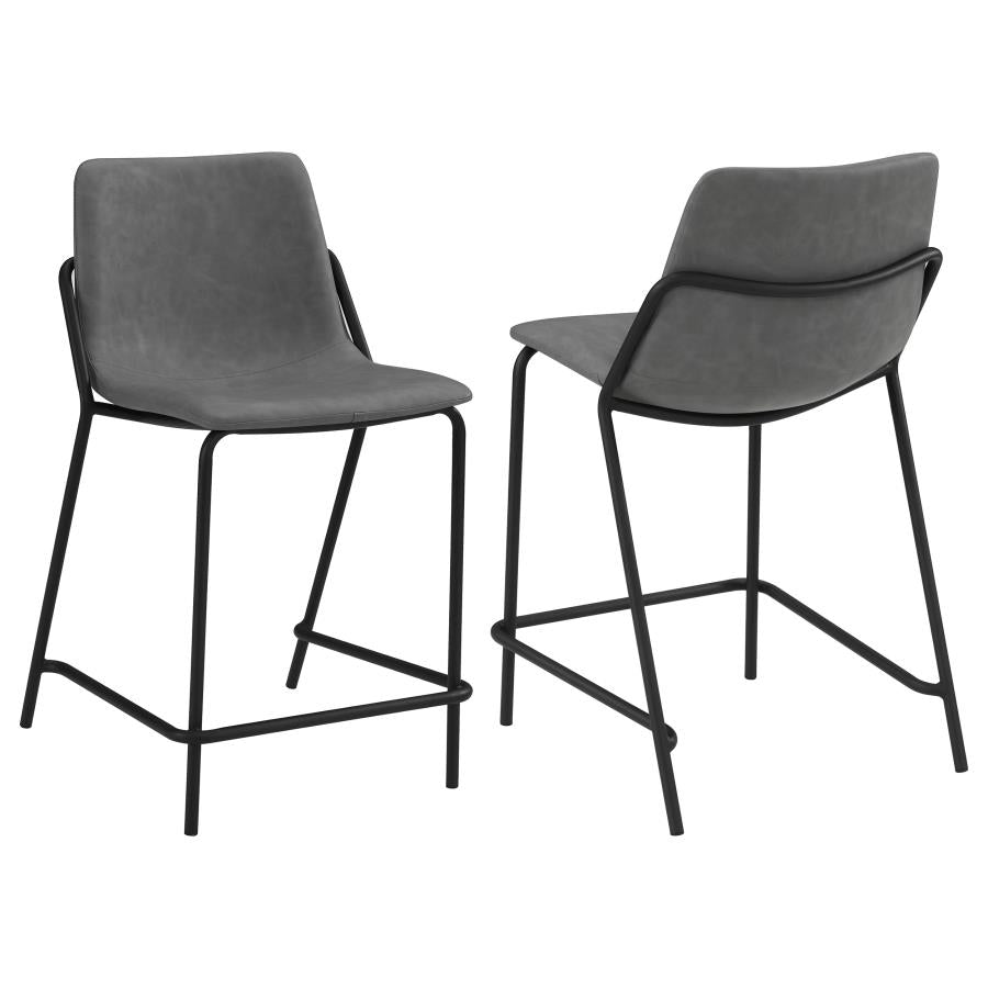Earnest Grey Counter Stool - MyWaynesHome #