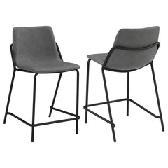 Earnest Grey Counter Stool - MyWaynesHome #