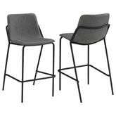 Earnest Grey Bar Stool - MyWaynesHome #