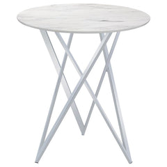Bexter White Bar Table - MyWaynesHome #