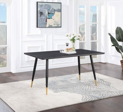 Zetta Black Dining Table - MyWaynesHome #