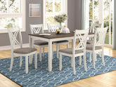 Fortress Ivory 7 Pc Dining Set - MyWaynesHome #