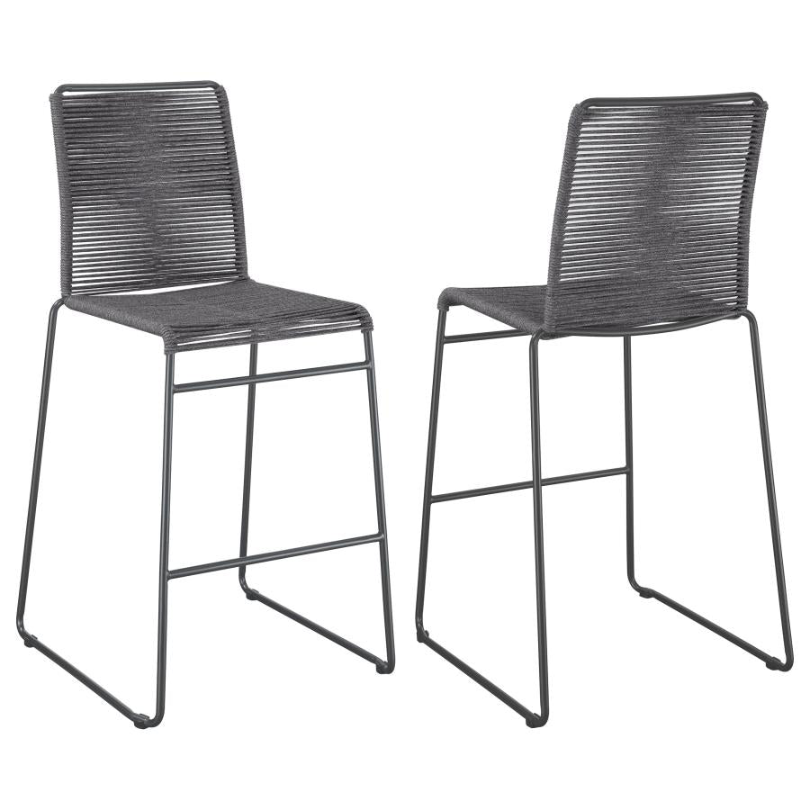 Jerome Grey Bar Stool - MyWaynesHome #
