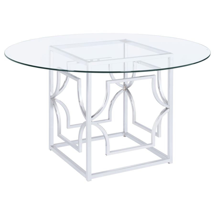Starlight Silver Dining Table - MyWaynesHome #
