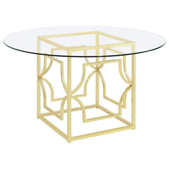 Starlight Gold Dining Table - MyWaynesHome #