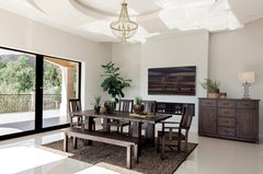 Calandra Brown 7 Pc Dining Set - MyWaynesHome #