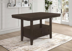 Prentiss Brown Counter Height Dining Table - MyWaynesHome #