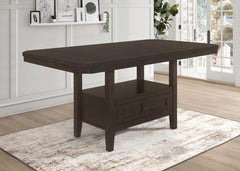 Prentiss Brown Counter Height Dining Table - MyWaynesHome #