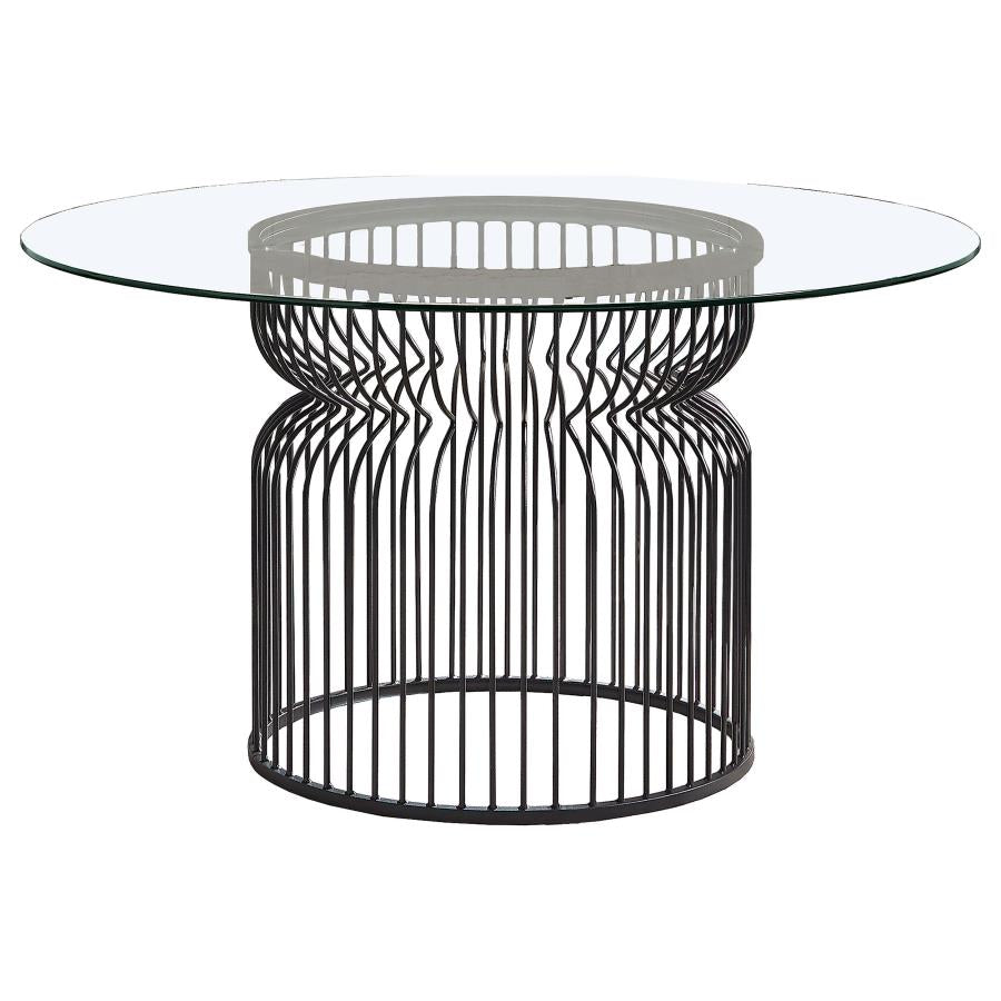 Granvia Black Dining Table - MyWaynesHome #