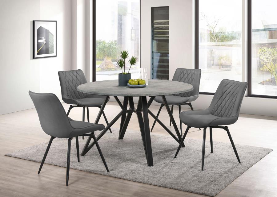 Neil Grey 5 Pc Dining Set - MyWaynesHome #