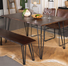 Topeka Brown Dining Table - MyWaynesHome #