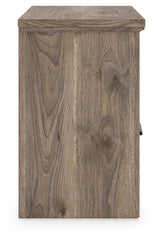 Rusticott - Two Drawer Night Stand - Brown