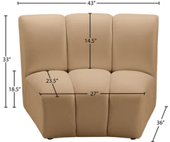 Infinity - Modular Chair - Camel