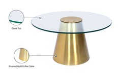 Glassimo - Coffee Table - Gold
