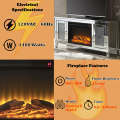 Noralie - TV Stand w/Fireplace