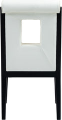 Gwendolyn - Faux Leather Dining Side Chair With Black Frame (Set of 2)
