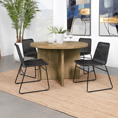 Jamestown - Round Composite Wood Dining Table - Mango