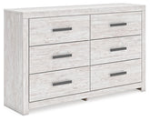 Cayboni - Six Drawer Dresser - Whitewash
