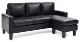 Jenna - Sofa Chaise - Black
