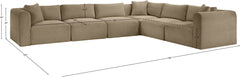 Shaggy - Fabric 6 Piece Modular Corner Sectional