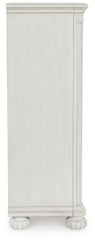 Montelaine - Five Drawer Chest - Antique White