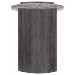 Gladstone - Round Faux Marble Top Table