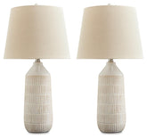 Willport - Ceramic Table Lamp (Set of 2) - Off White