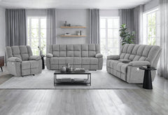 U6000 - Console Reclining Loveseat - Smoke