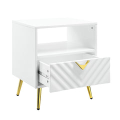 Gaines - End Table - White High Gloss